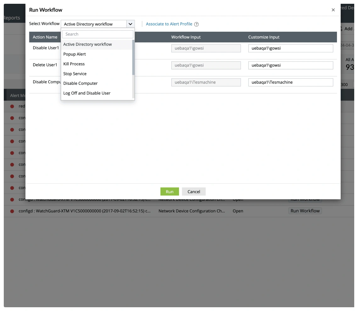 Seamless remediation workflows